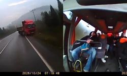 Tırın hatalı sollaması faciaya davetiye çıkardı: 24 kişi ölümden döndü