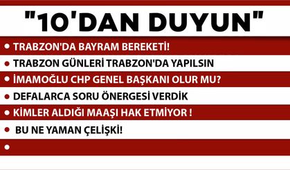 10'DAN DUYUN-20.03.2026