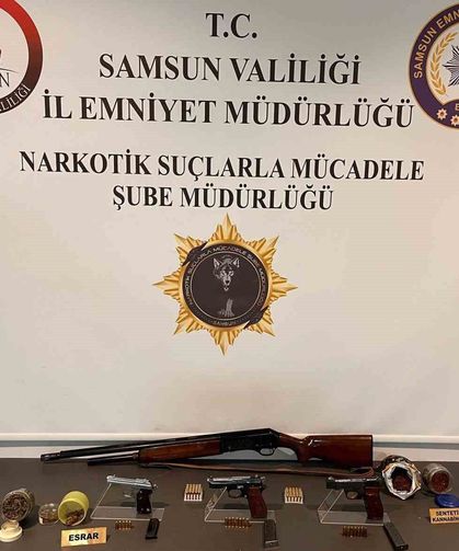 Uyuşturucu ve silah operasyonu