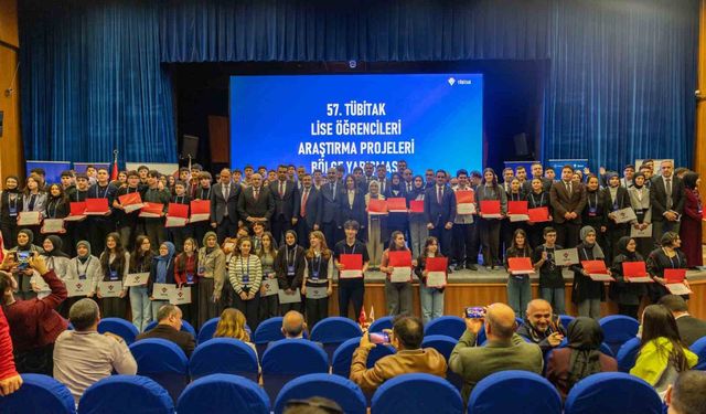 57. Lise Öğrencileri Araştırma Projeleri Bölge Yarışması'nda kazananlar belli oldu