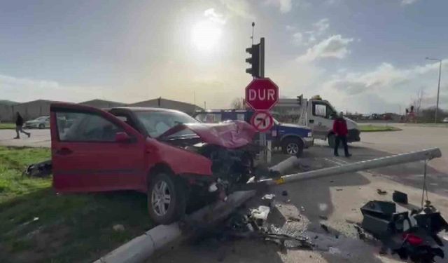 AMASYA’DA KORKUTAN KAZA