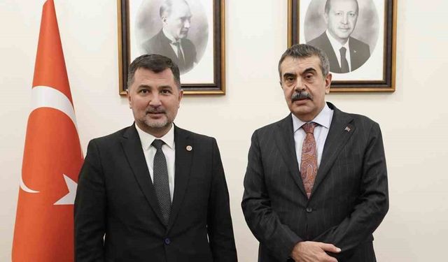 Bakan Tekin ile Düzce'nin eğitim gündemi görüşüldü