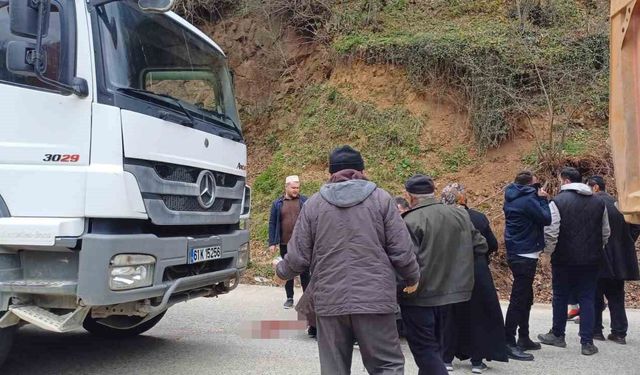 CENAZE YOLUNDA KAMYON DEHŞETİ