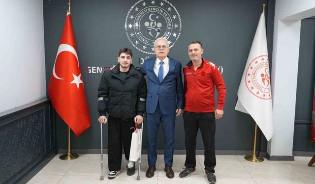 İl Müdürü şampiyonu ağırladı