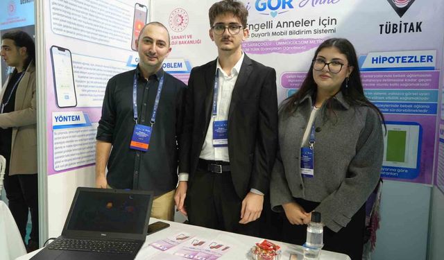 Lise öğrencileri işitme engelli anneler için hayat kolaylaştıran uygulama geliştirdi