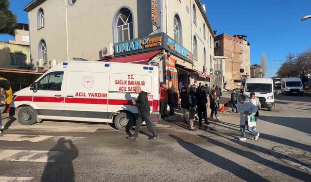 Minibüsün çarptığı yaya yaralandı