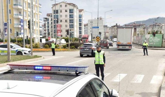 Ordu'da bir haftada yaklaşık 18 bin araç ve sürücüsü denetlendi
