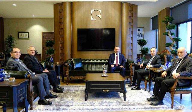 Rektör Kırışık'tan TOGÜ Rektörü Yılmaz'a ziyaret