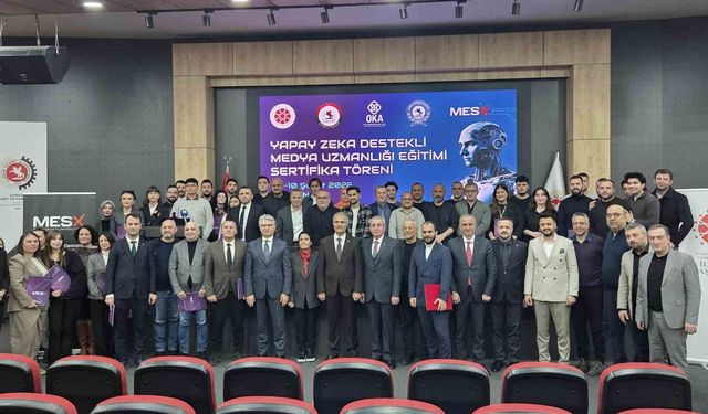 Samsun'da Yapay Zeka Destekli Medya Uzmanlığı eğitimi sona erdi