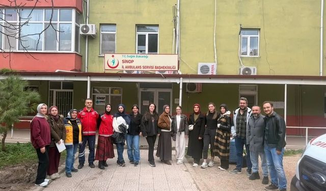 Sinop'ta sağlık personeline ÇİLYAD eğitimi verildi