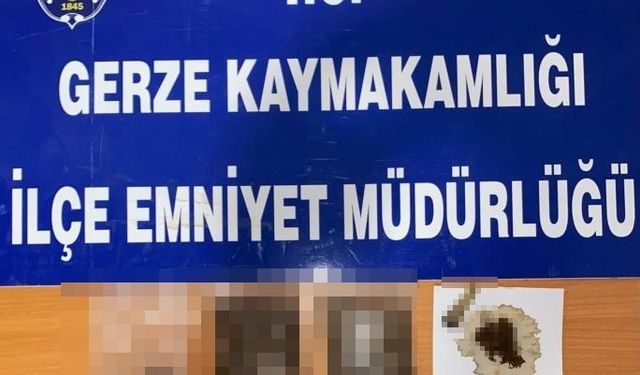 Sinop'ta uyuşturucu operasyonu: 3 gözaltı