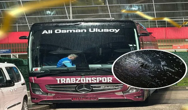 TRABZONSPOR OTOBÜSÜNE TAŞLI SALDIRI: FAİLLER YAKALANDI!