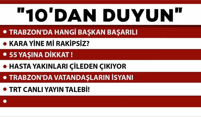 10'DAN DUYUN -12.03.2026