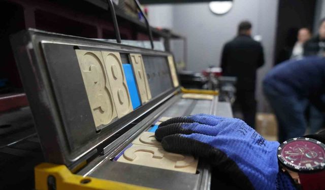 1 yıllık plaka 20 günde basıldı: Samsun'da 8 bin plaka değişti