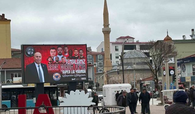 Alaca'dan Çorum FK'ye Süper Lig yolunda billboardlu destek