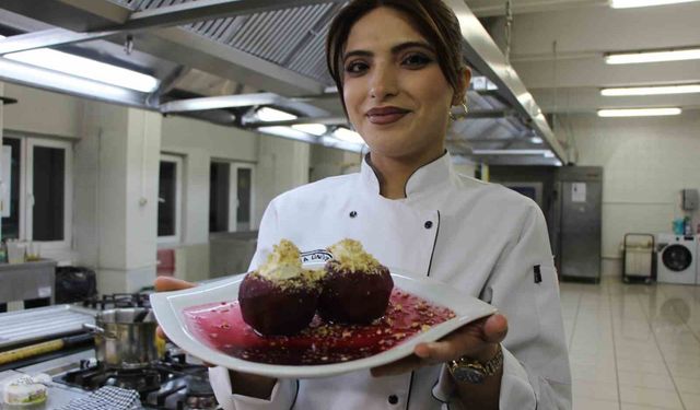 Amasya'da 2 bin yıldır yetiştirilen meyveden yapılan tatlı: Elma tatlısı