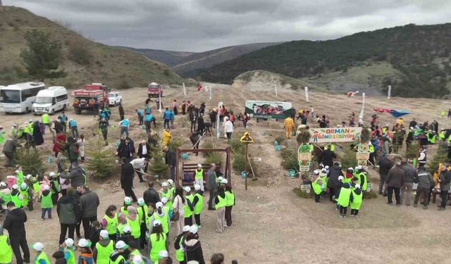 Amasya'da Orman Haftası etkinliği çocuk şenliğine dönüştü