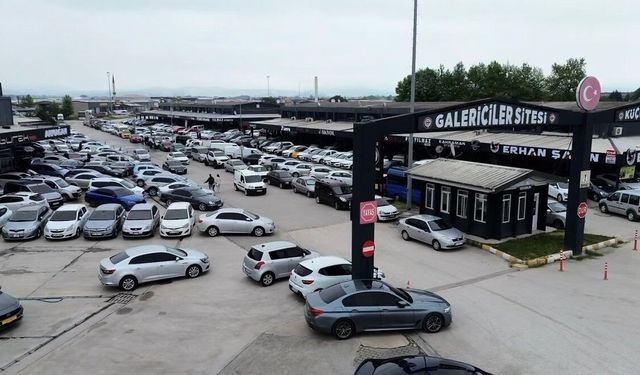 İkinci el araç piyasasında durgunluk yaşanıyor
