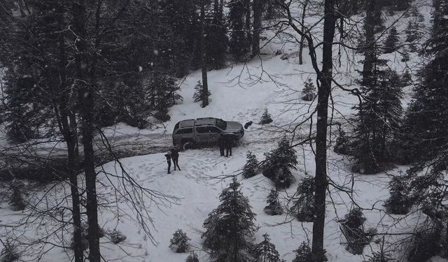 Off-Road tutkunları karla buluştu