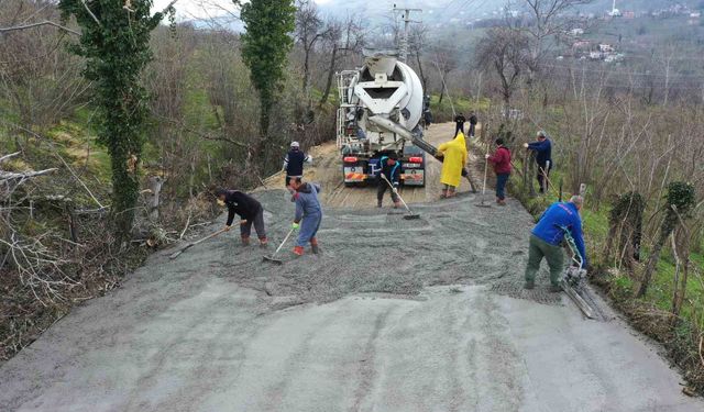 Ordu'da 7 yılda 2 bin 200 kilometre yol konfora kavuşturuldu