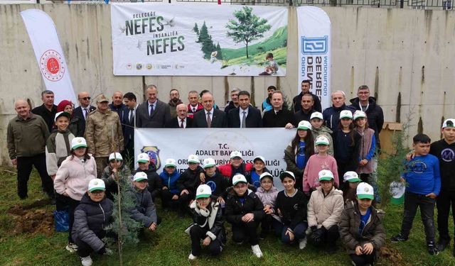 Ordu'da fidanlar topraklar buluşturuldu