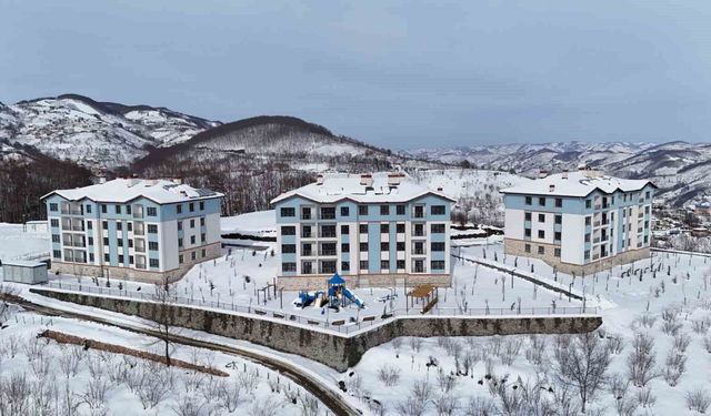 Ordu'da heyelan, 80 haneyi etkilemişti: Vatandaşlar yeni evlerine kavuşuyor