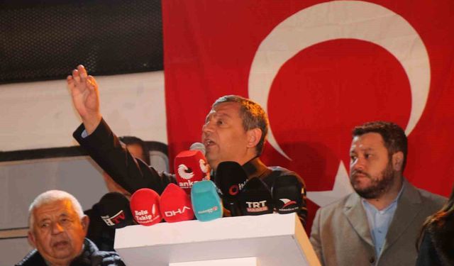 ÖZEL'DEN TANJU ÇIKIŞI