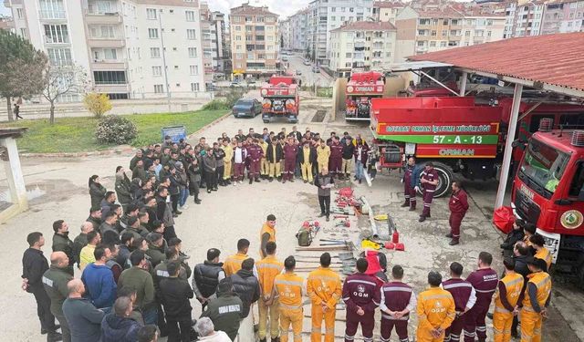 Sinop'ta orman muhafızlarına kritik eğitim