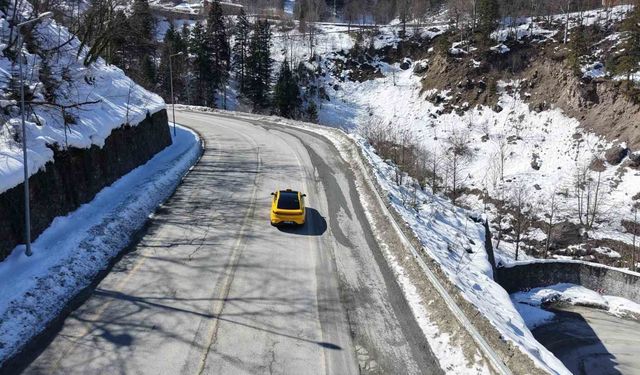 Togg taksi Karadeniz yollarında