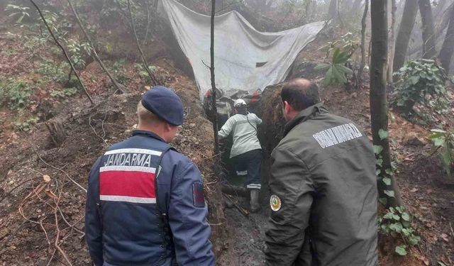 Zonguldak'ta 7 günde 5 ruhsatsız maden ocağı imha edildi