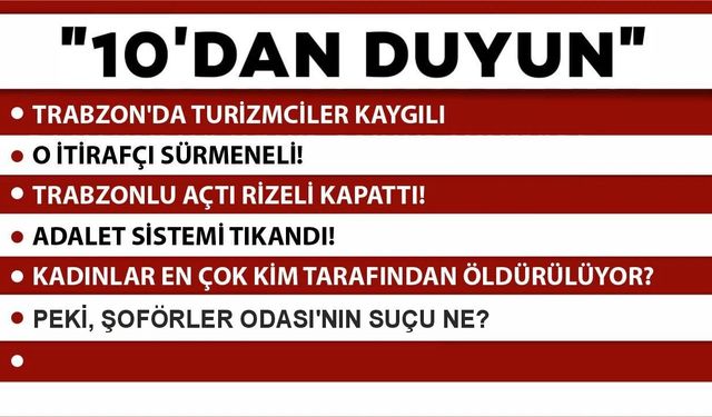 10'DAN DUYUN -10.03.2026