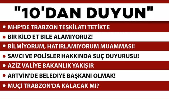 10 'DAN DUYUN-01.05.2026