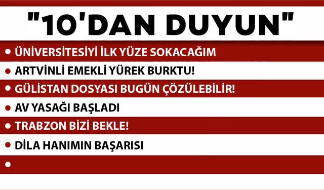 10'DAN DUYUN-16.04.2026
