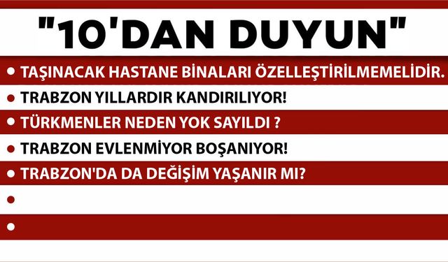 10' DAN DUYUN-23.04.2026