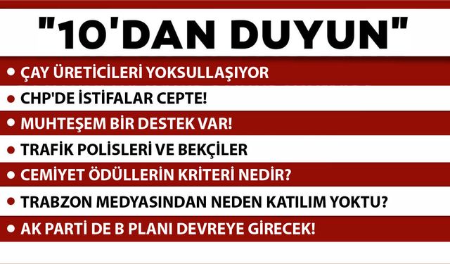10 'DAN DUYUN- 27.04.2026