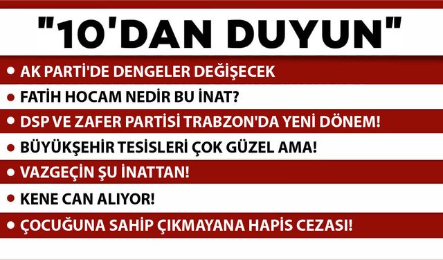10 'DAN DUYUN-29.04.2026