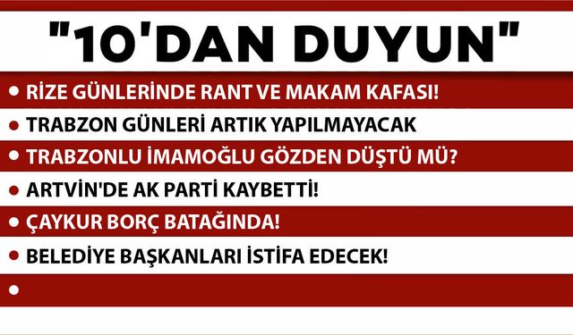 10'DAN DUYUN -03.04.2026
