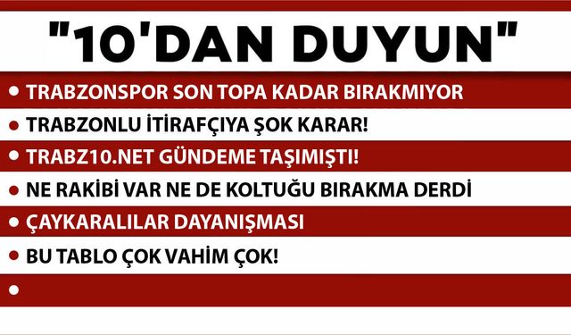 10'DAN DUYUN -08.04.2026