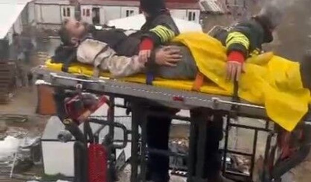 İnşaatta iş kazası: 1 yaralı