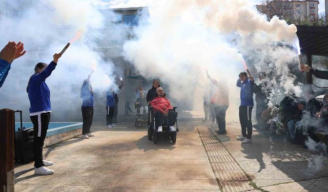 Boccia şampiyonlarına kutlama