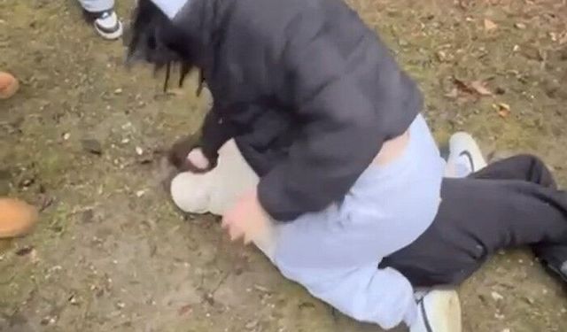 Bolu'da liseli kızı acımasızca darp ettiler