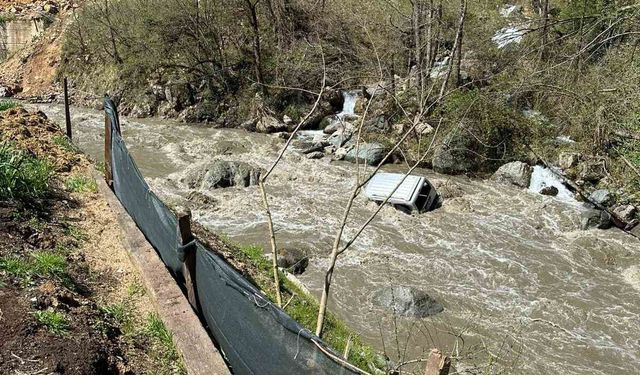 Otomobil dereye uçtu: 1 kişi hayatını kaybetti