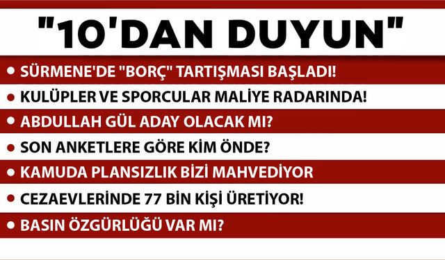 10 ' DAN DUYUN - 05.05.2026