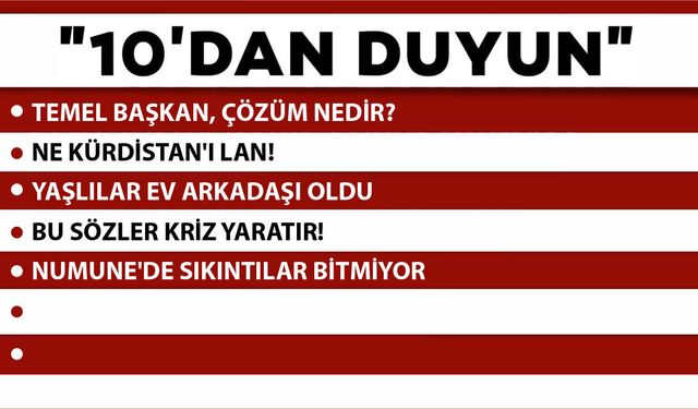 10 'DAN DUYUN-14.05.2026