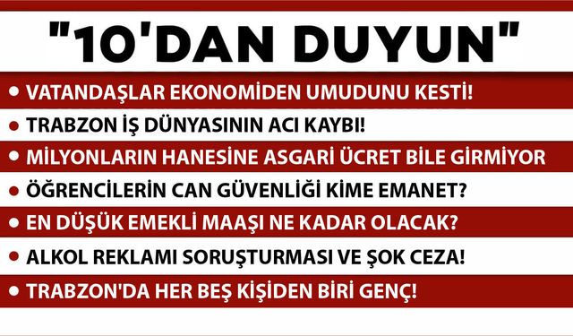 10 'DAN DUYUN-18.05.2026