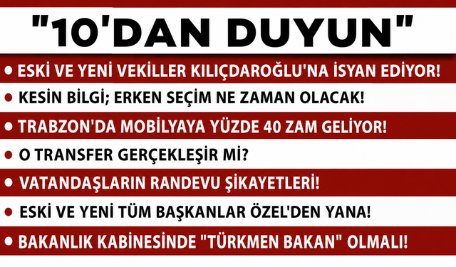10 'DAN DUYUN-01.06.2026