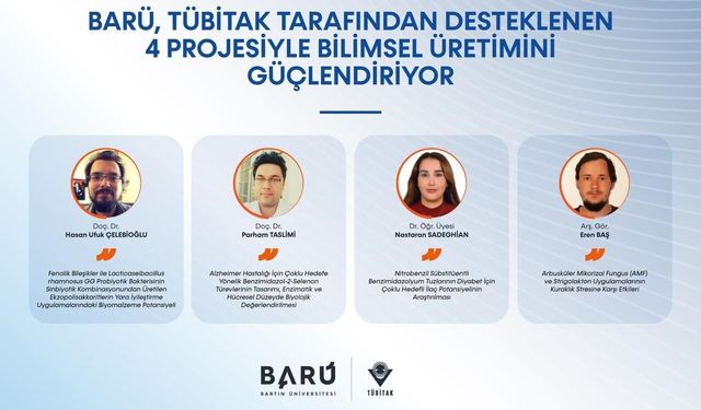 BARÜ, TÜBİTAK tarafından desteklenen 4 projesiyle bilimsel üretimini güçlendiriyor