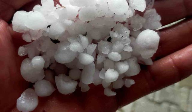Çorum'da dolu yağışı etkili oldu
