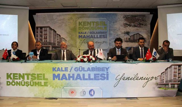Çorum'da iki mahallede gerçekleştirilecek kentsel dönüşüm projeleriyle ilgili vatandaşlar bilgilendirildi