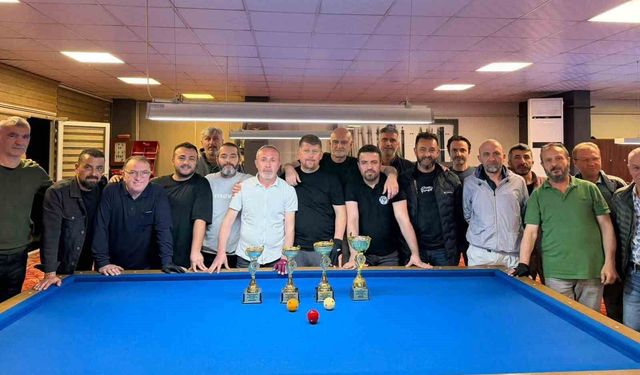 Gençlik Haftası'nda centilmenliğin kazandığı 3 Bant Bilardo turnuvası